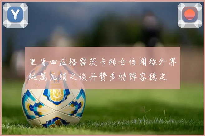 里肯回应格雷茨卡转会传闻称外界纯属无稽之谈并赞多特阵容稳定